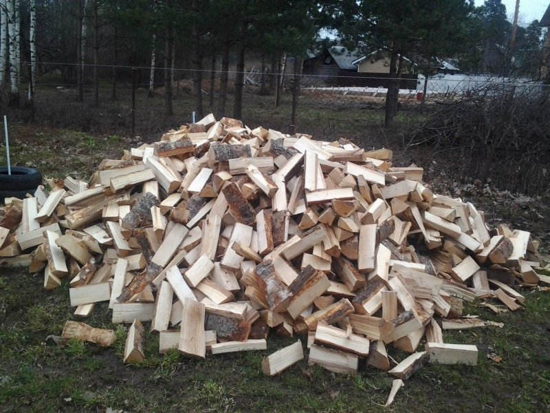 Дрова колотые