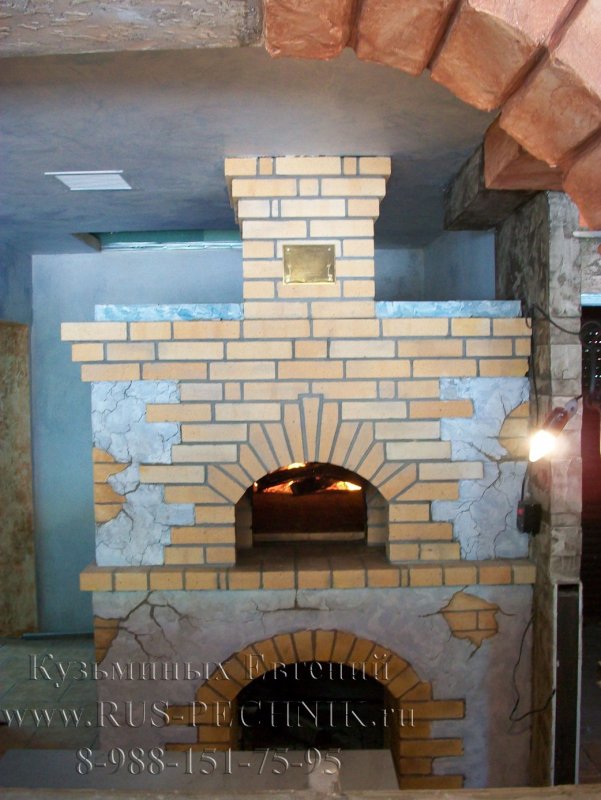 Кирпичная печь для выпечки