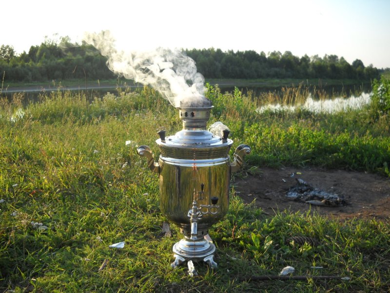 Самовар с дымком
