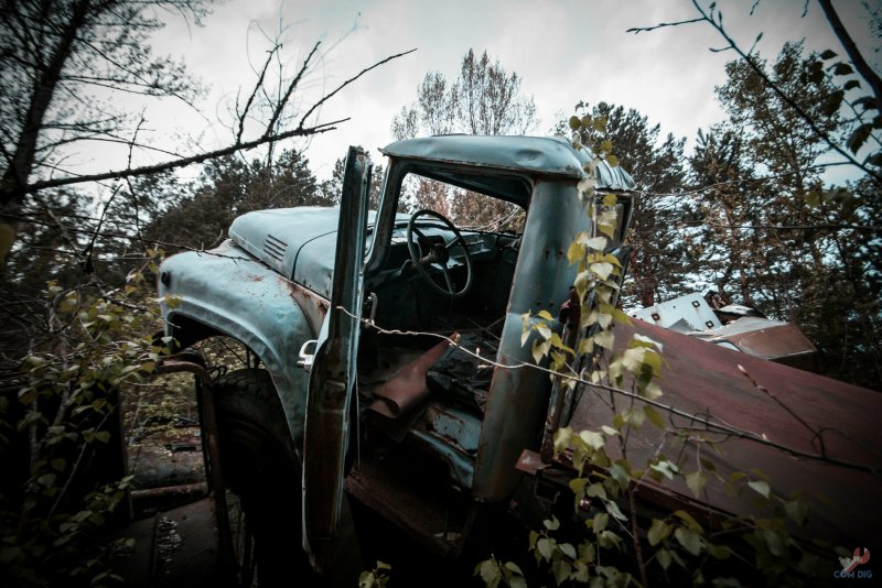 Припять гаражи 1989