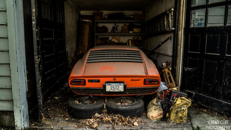 Заброшенный Lamborghini Miura