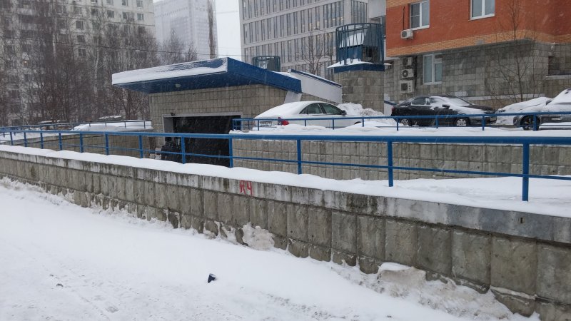 Пандус для подземного гаража