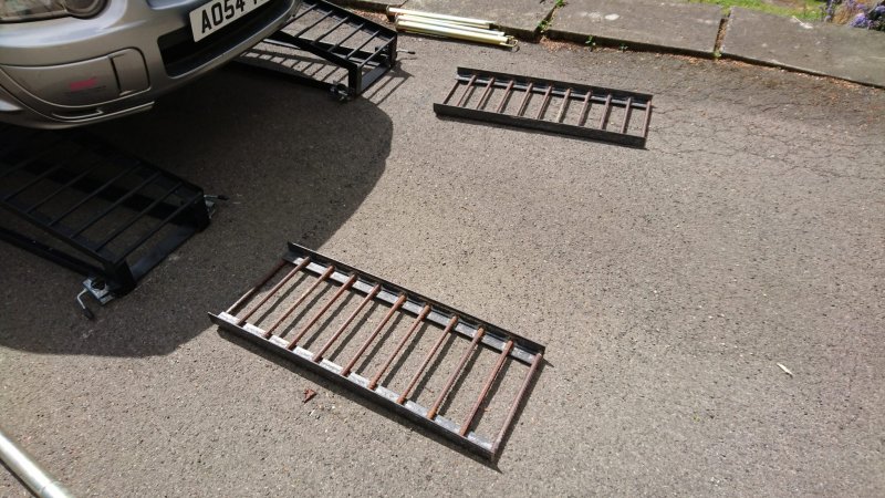 Heavy Duty DIY car Ramps