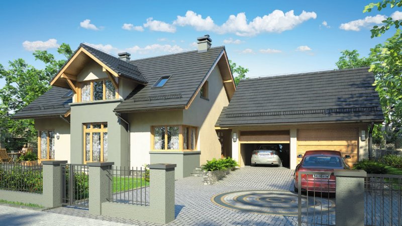 Гараж с мансардой проекты