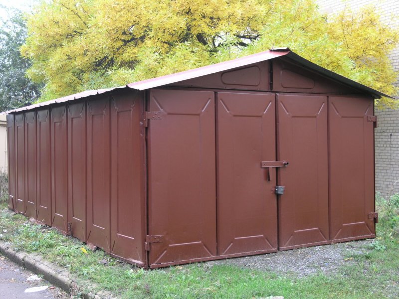 Гараж металлический сборный