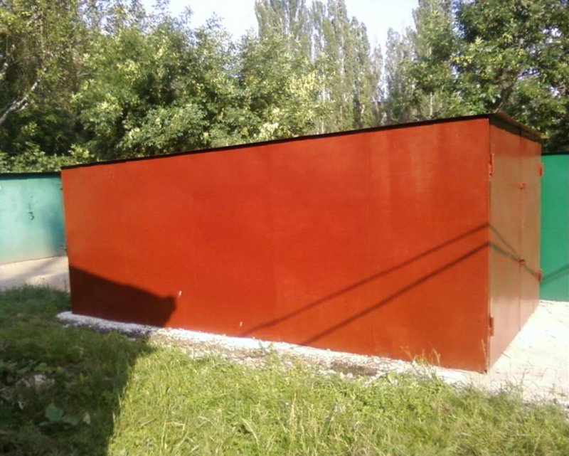 Гараж секционный сборно-разборной металлический