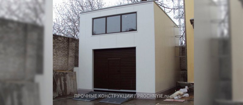 Гараж из сендаичпанелей