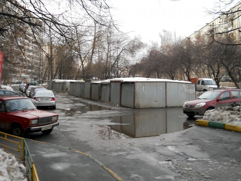 Гараж Ракушка старый Советский