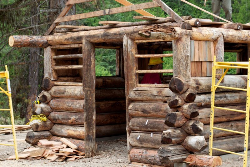 Сарай из кругляка