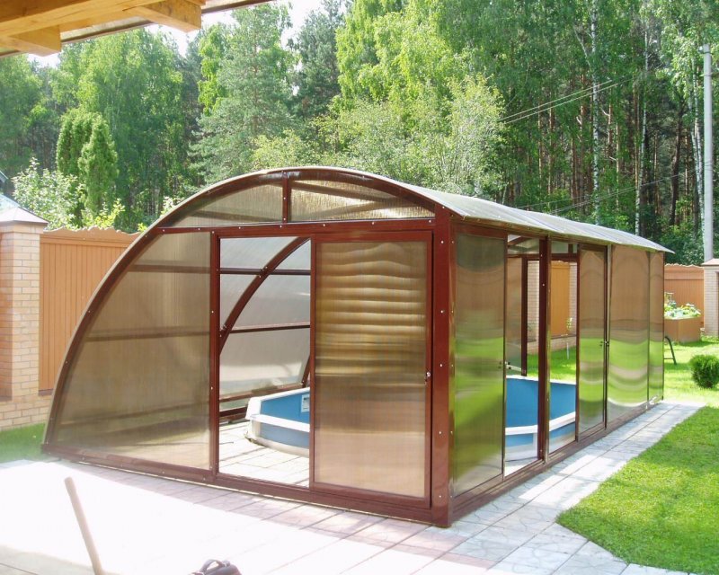 Сарай из теплицы