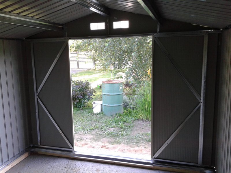 Металлический сарай Greenstorage Арчер g 330х372