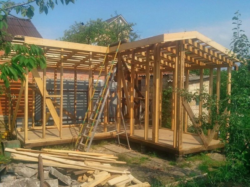 Каркасный хозблок