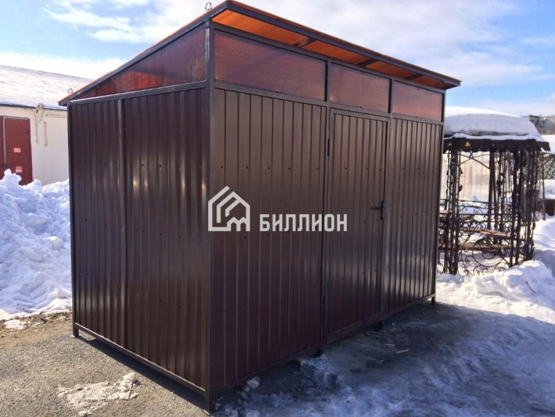 Хозблок из профнастила 90квт