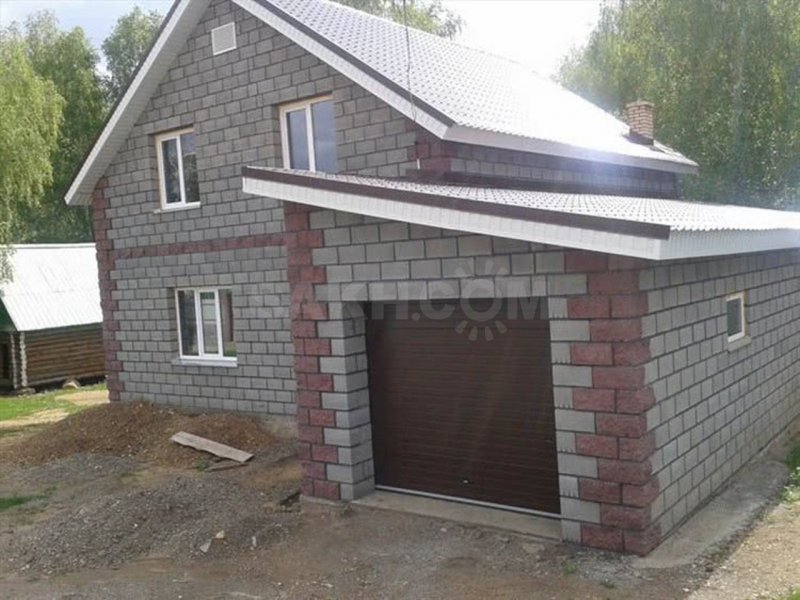 Гараж из шлакоблока