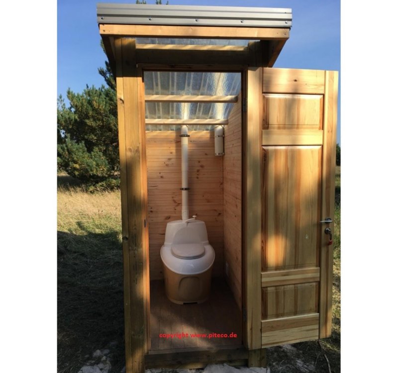 Садовый туалет с умывальником