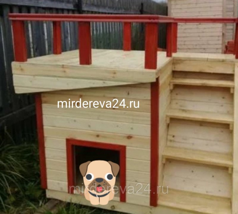 Теплая будка для собаки