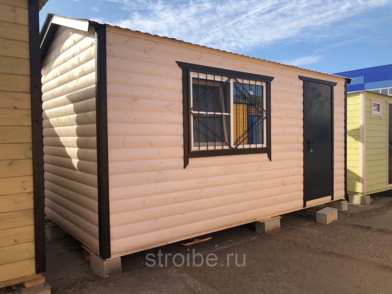 Бытовка с большими окнами