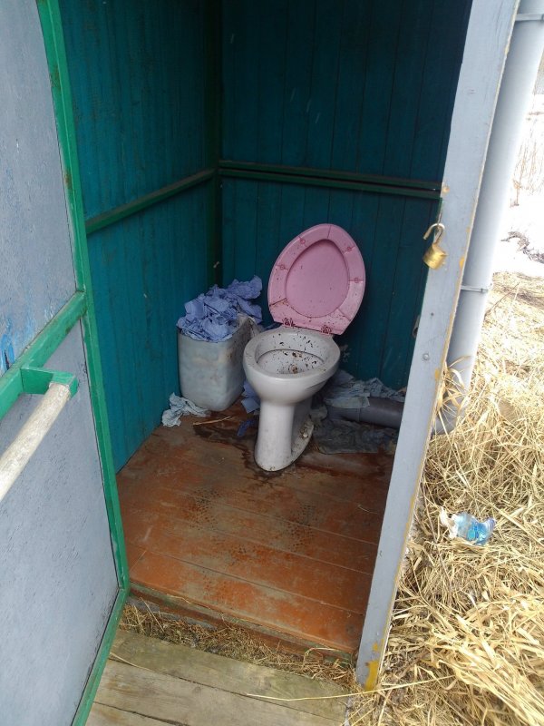 Сельский туалет