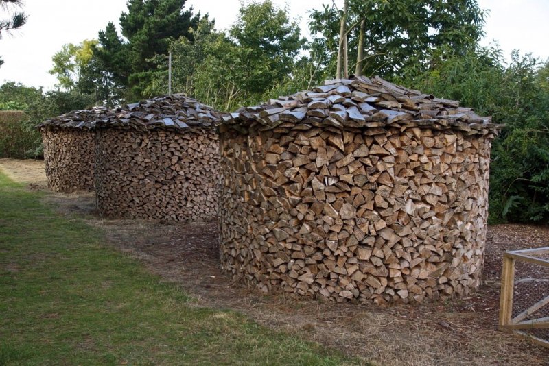 Хозблок и дровник из ЦСП