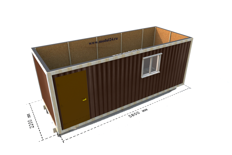 Бытовка металлическая БД-00м