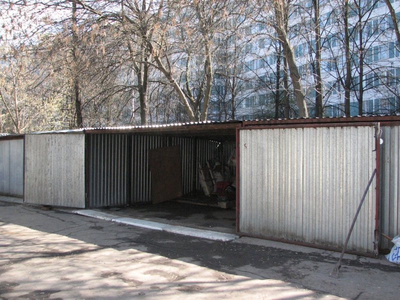 Гараж металлический разборный заводской зеленый