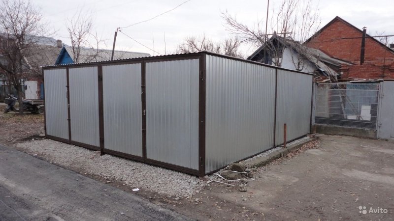 Гараж из ракушечника