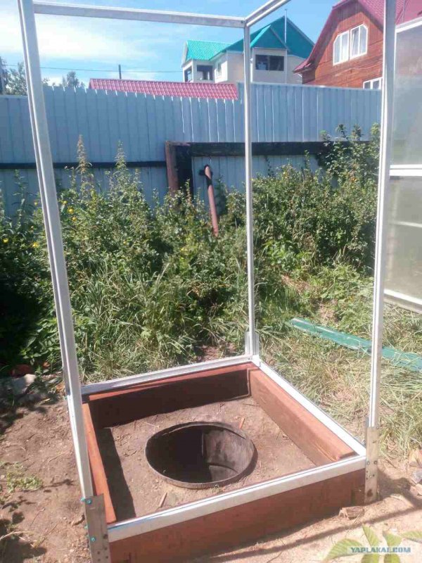 Летний дачный душ