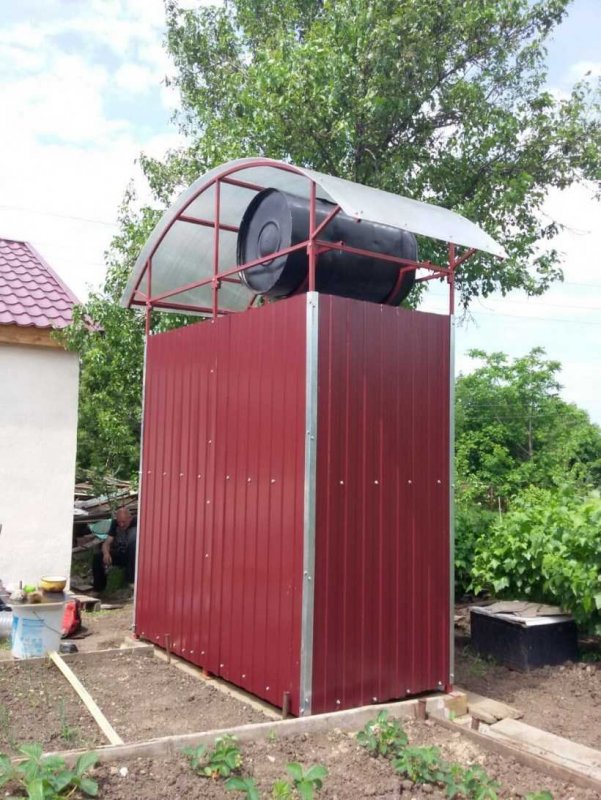 Крыша на летний душ