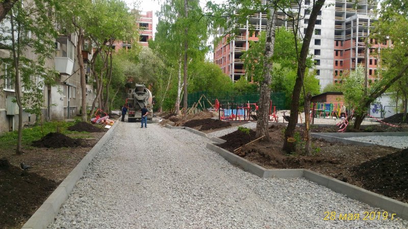 Благоустройство дворовой территории Нытва ул. Комсомольская