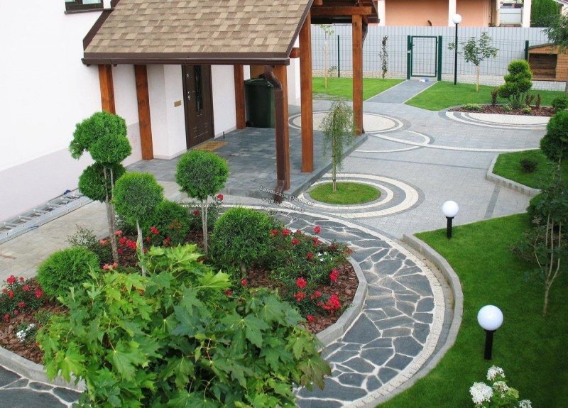 Ландшафт двора