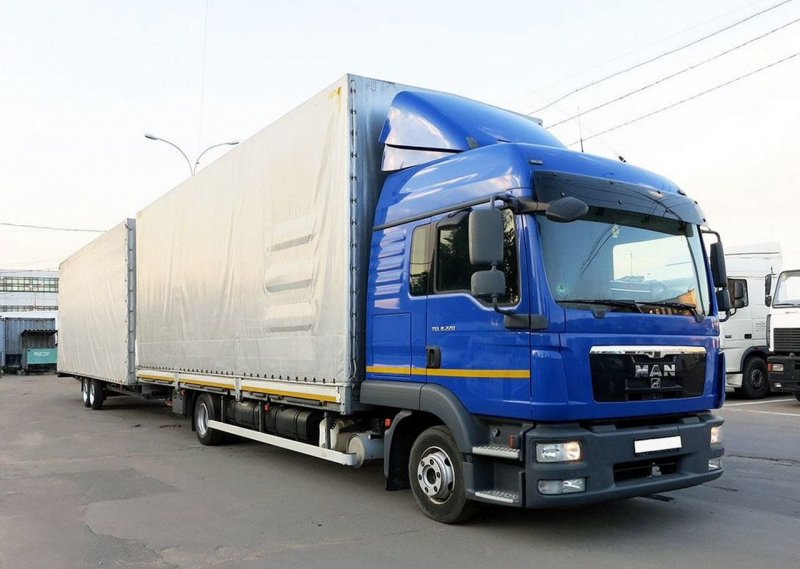 Автопоезд ман ТГЛ 120 м3