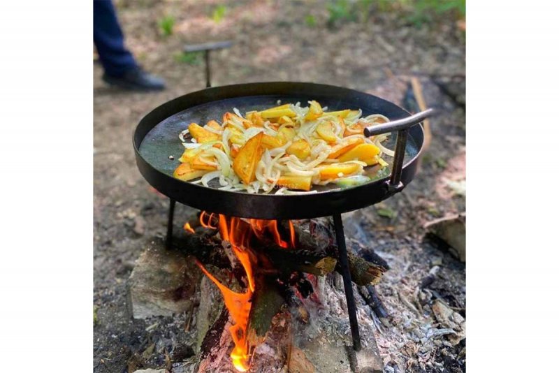 Сковородка из дисковой бороны