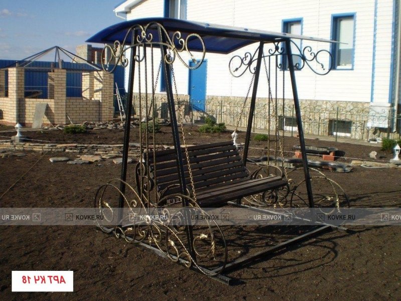 Кованые детские качели (47 фото)