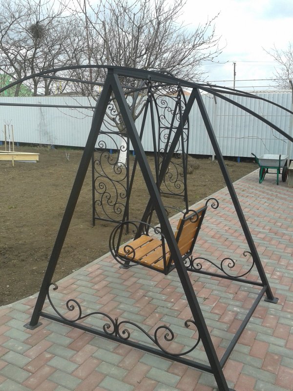 Качели холодная ковка