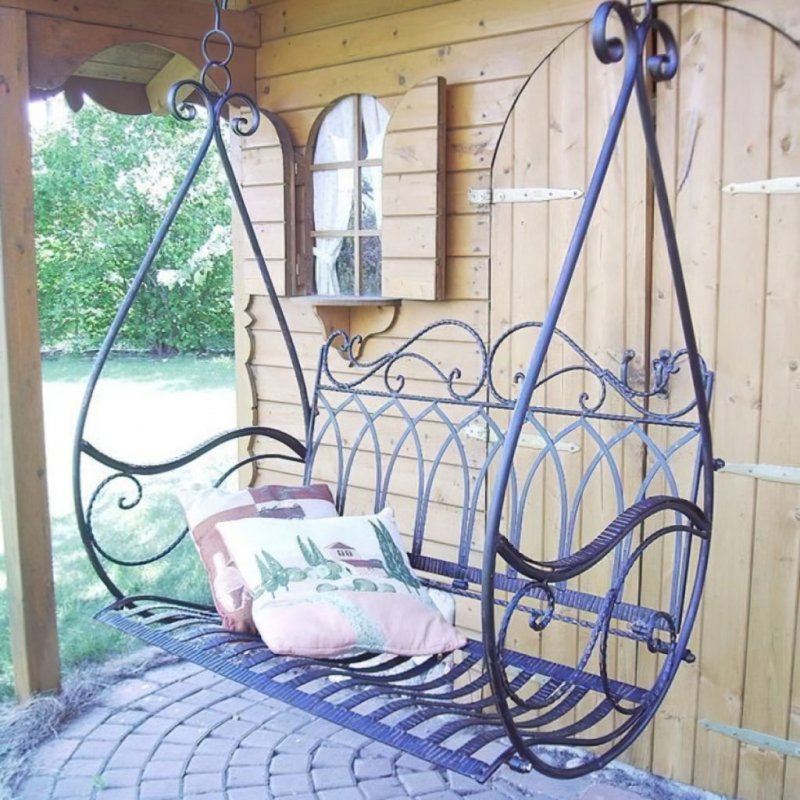 Железные кованые качели