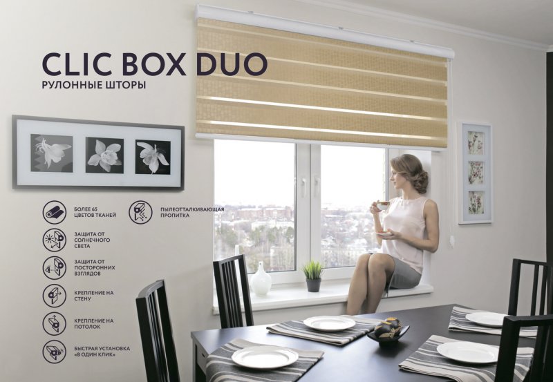 Integra Box Duo рулонные шторы