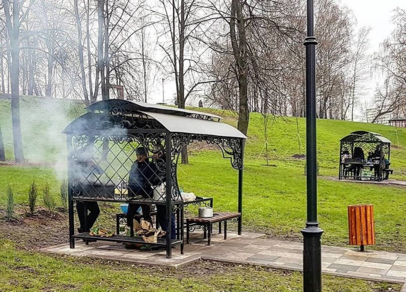 Парк Северное Тушино мангальная зона