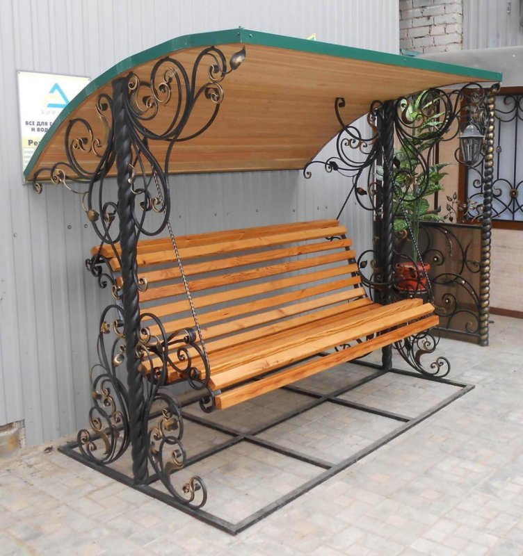 Кованые качели