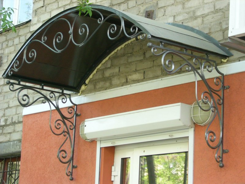 Кованые козырьки
