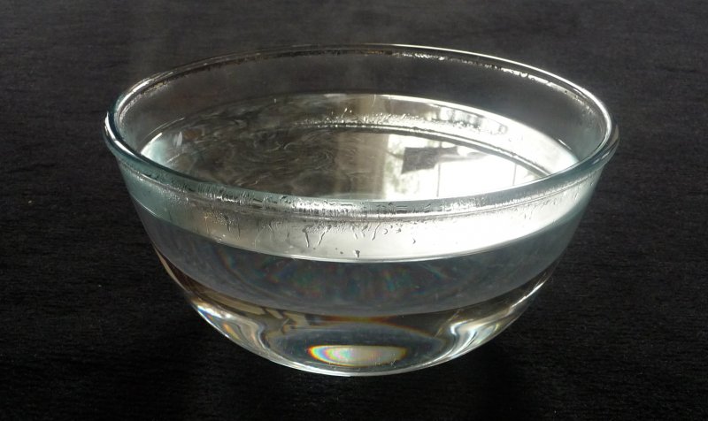 Water in блюдце