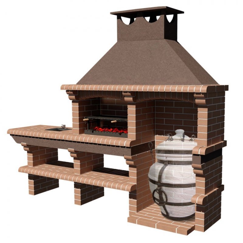 Барбекю Grillkoff стационарное б10
