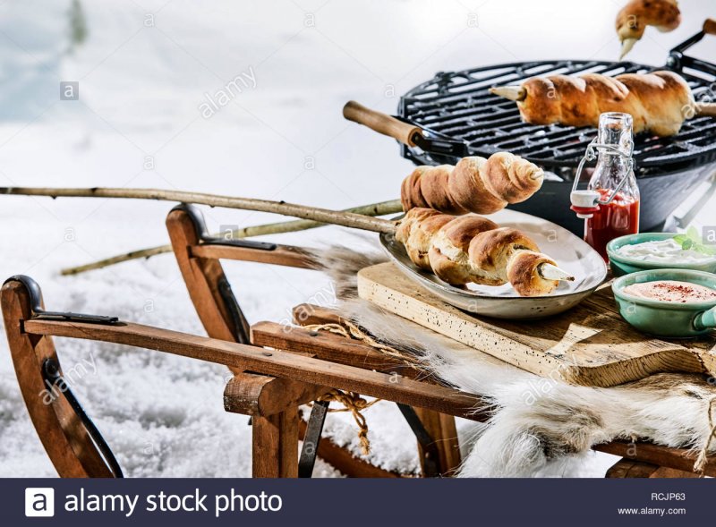 Барбекю пати зимой