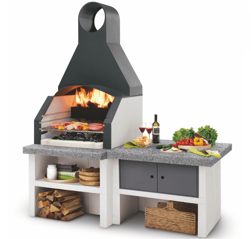 Барбекю Palazzetti Maxime 2 Unpainted Grill Module with Oven
