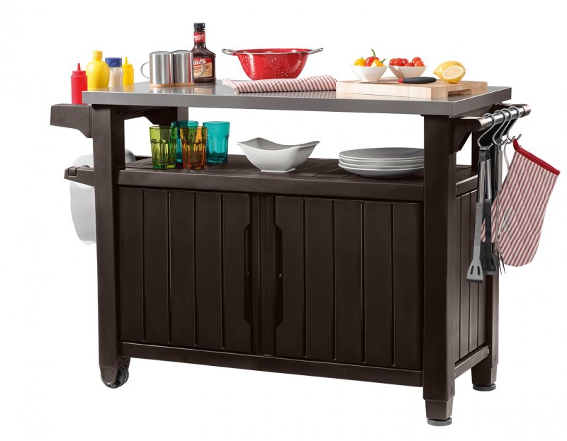 Стол для гриля Keter Unity XL 207 L коричневый 17202662