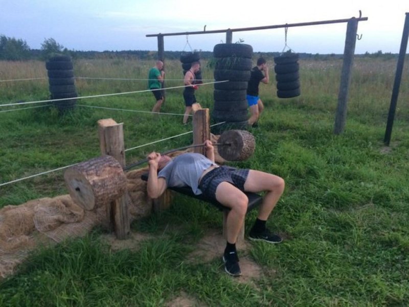 Спортзал в деревне