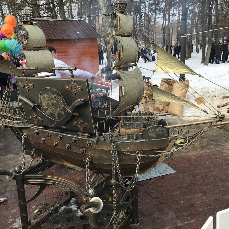 Мангал корабль