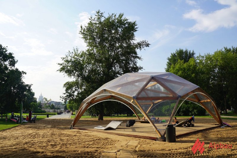 Деревянный шатер Alpbau