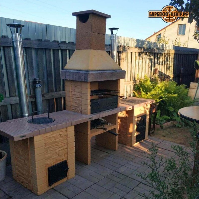 Барбекю barbecue Элегия-дуэт-с модулем под тандыр