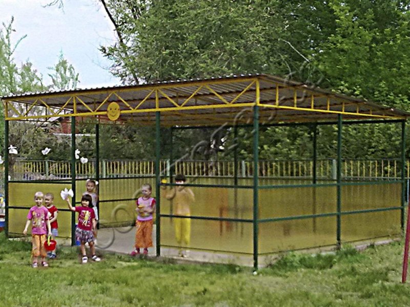 Беседки из металла для детсада