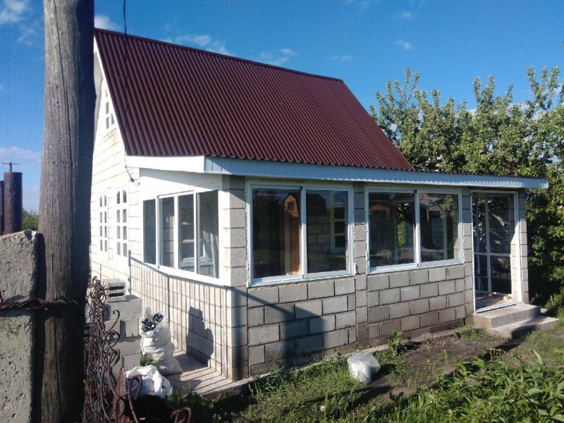 Терраса из блоков